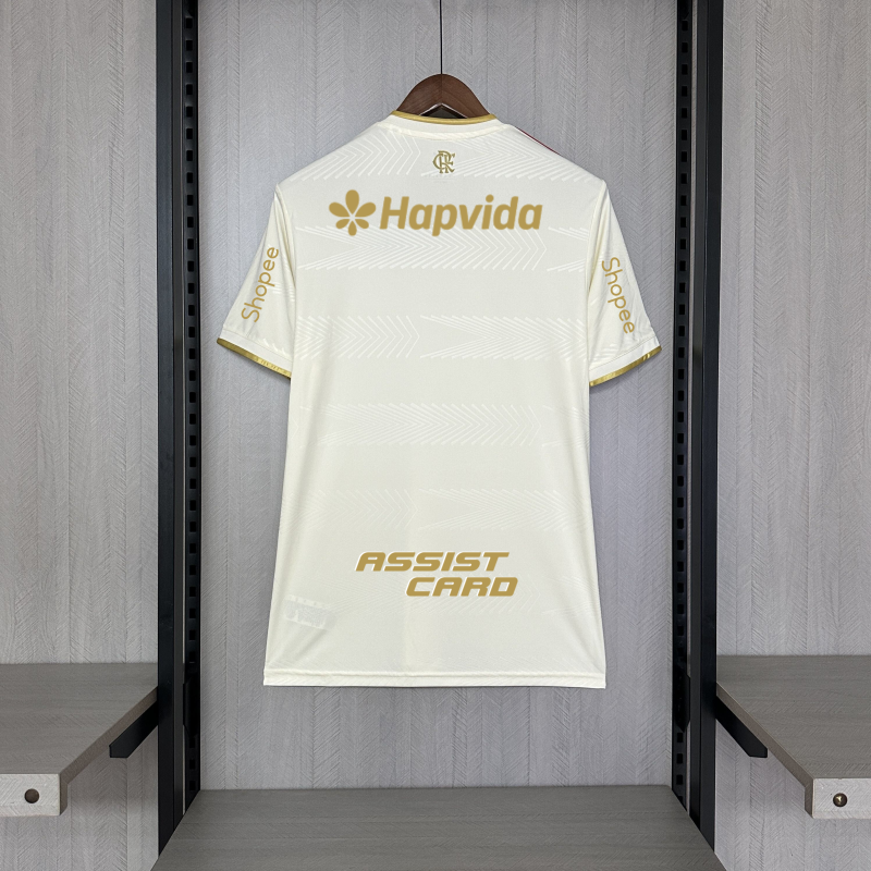 Camisa 3 Oficial do CR Flamengo 25/26 - Completa com Patrocínios