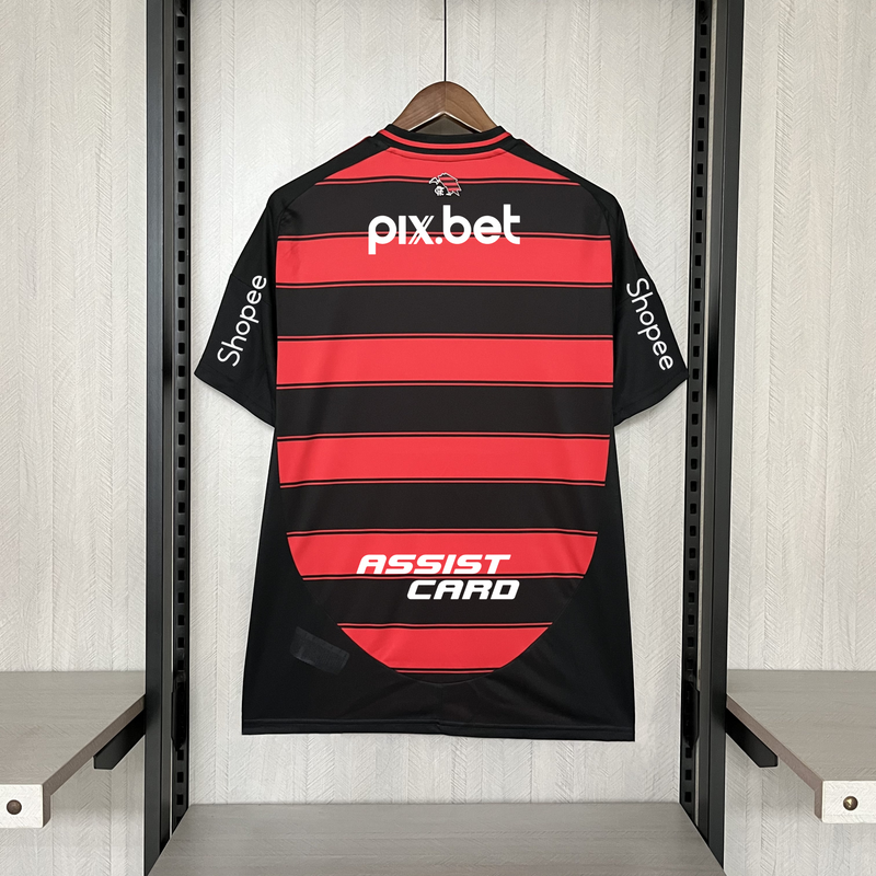 Camisa Oficial do CR Flamengo 25/26 Completa com Patrocínios - Mundial de Clubes