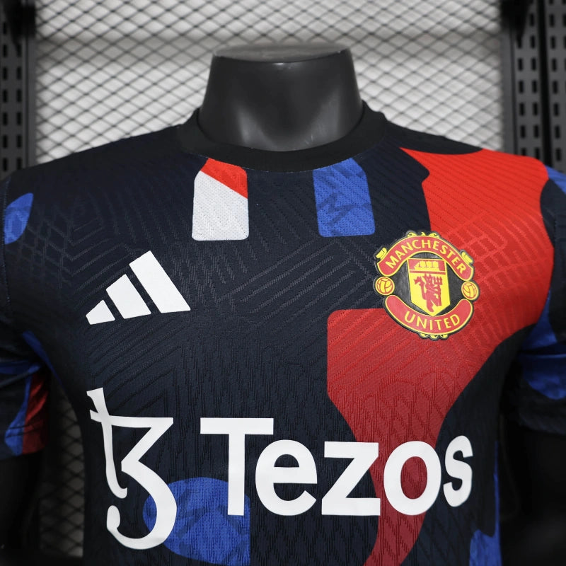 Camisa Oficial do Manchester United 25/26 Versão Jogador - Pré Jogo