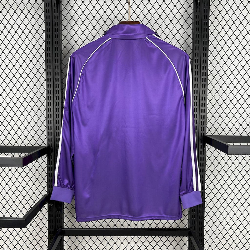 Camisa Retrô do Real Madrid 1984/1985 - Manga Longa