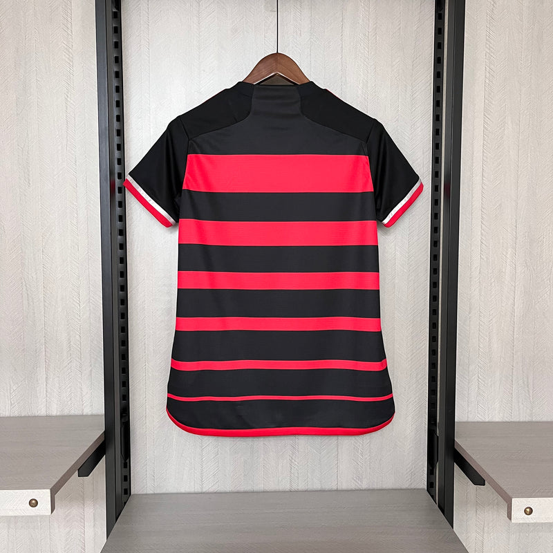 Camisa Feminina Ofiical do CR Flamengo 24/25 Baby Look - Copa do Brasil