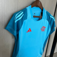Camisa Feminina Oficial do CR Flamengo 25/26 Baby Look - Treino