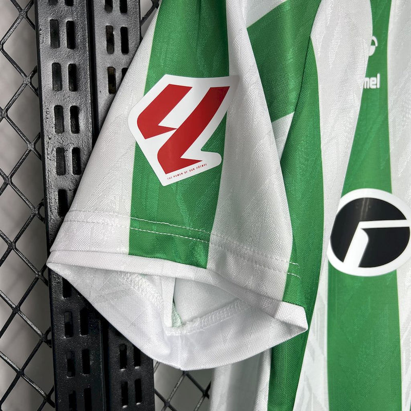 Camisa Oficial do Real Betis 24/25 Versão Torcedor - Completa com Patrocínios
