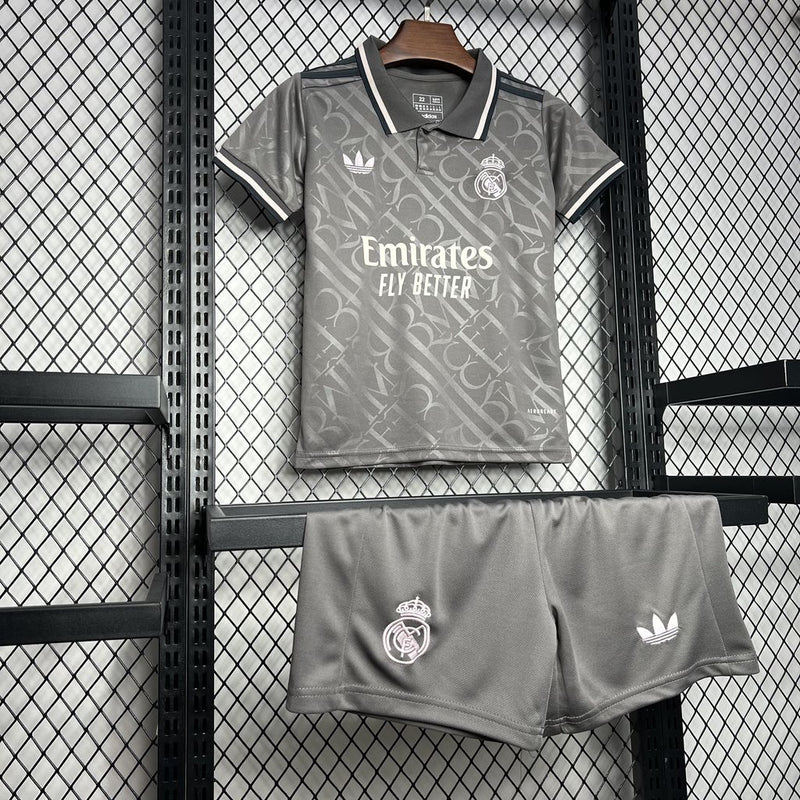 Conjunto Infantil Oficial do Real Madrid 24/25 - Kids