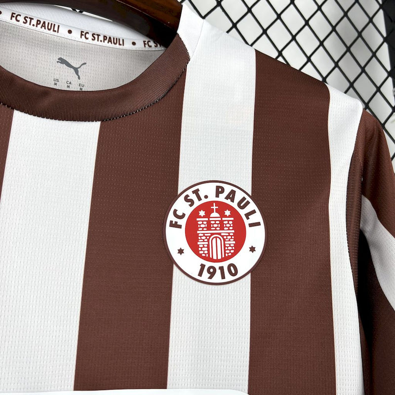 Camisa Oficial do FC St Pauli 25/26 - Versão Torcedor