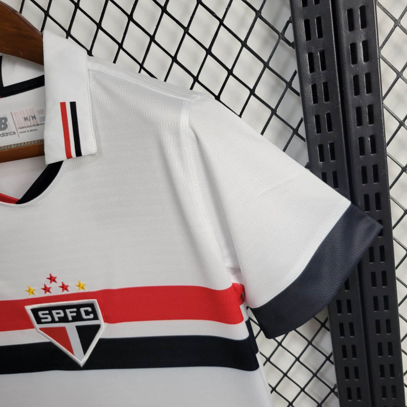 Camisa Feminina Oficial do São Paulo 24/25 Baby Look - Versão Torcedor