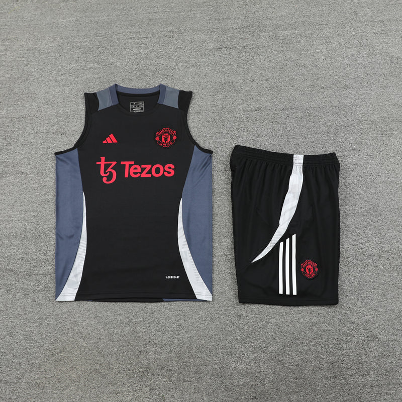 Kit Oficial do Manchester United 24/25 - Treino