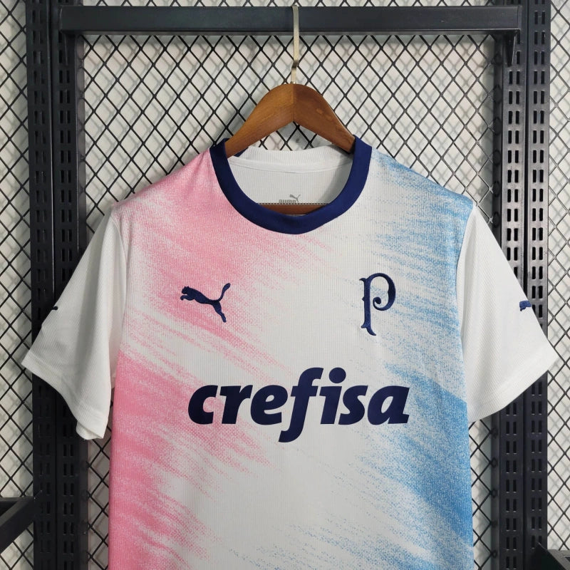 Camisa Oficial do Palmeiras 23/24 Versão Torcedor - Outubro Rosa