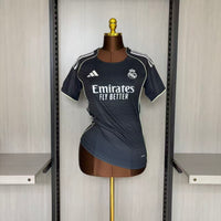 Camisa Feminina Oficial do Real Madrid 25/26 - Baby Look