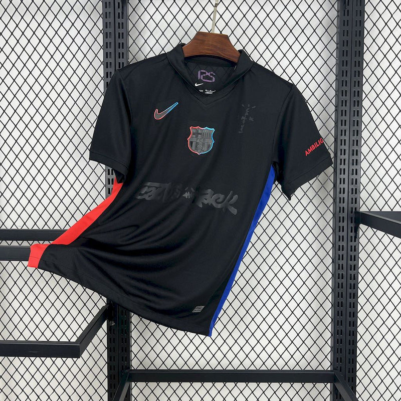 Camisa Oficial do Barcelona 25/26 - Travis Scott