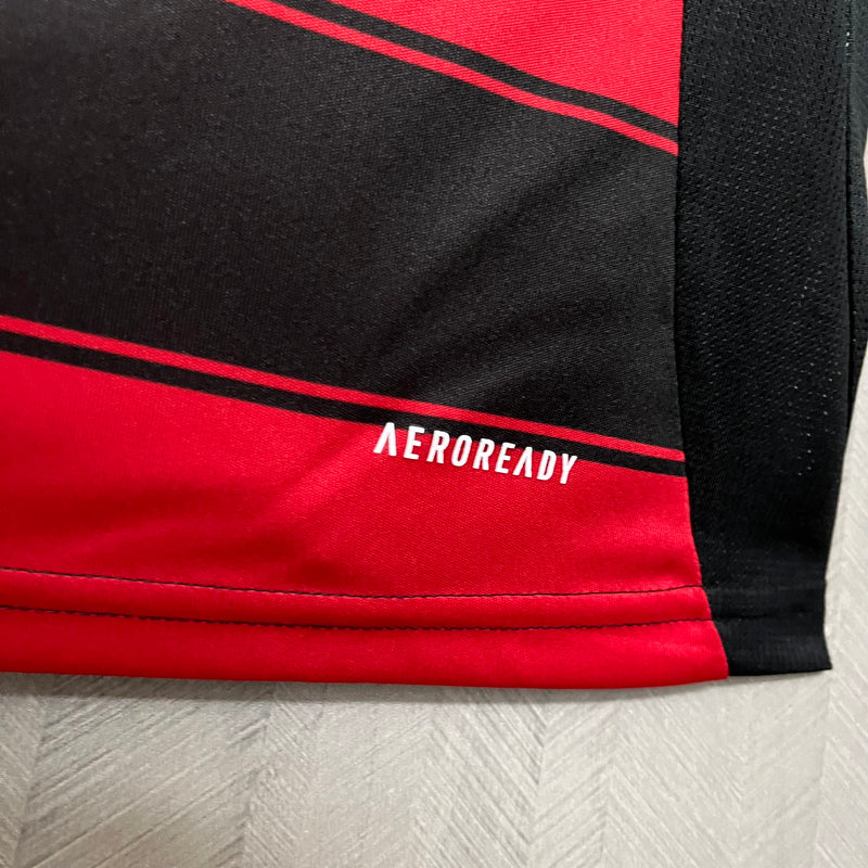 Camisa Feminina Oficial do CR Flamengo 25/26 Baby Look - Pacth Campeão
