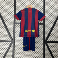 Conjunto Retrô Infantil Oficial do Barcelona 2014/2015 - Kids