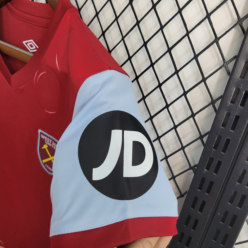 Conjunto Infantil Oficial do West Ham 23/24 - Kids