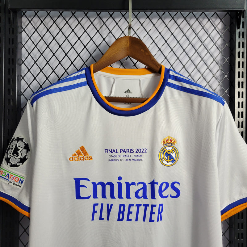Camisa Oficial do Real Madrid 21/22 - Final da Champions League