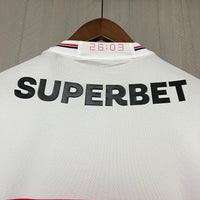Camisa Oficial do São Paulo 25/26 Versão Torcedor - Completa com Patrocínios