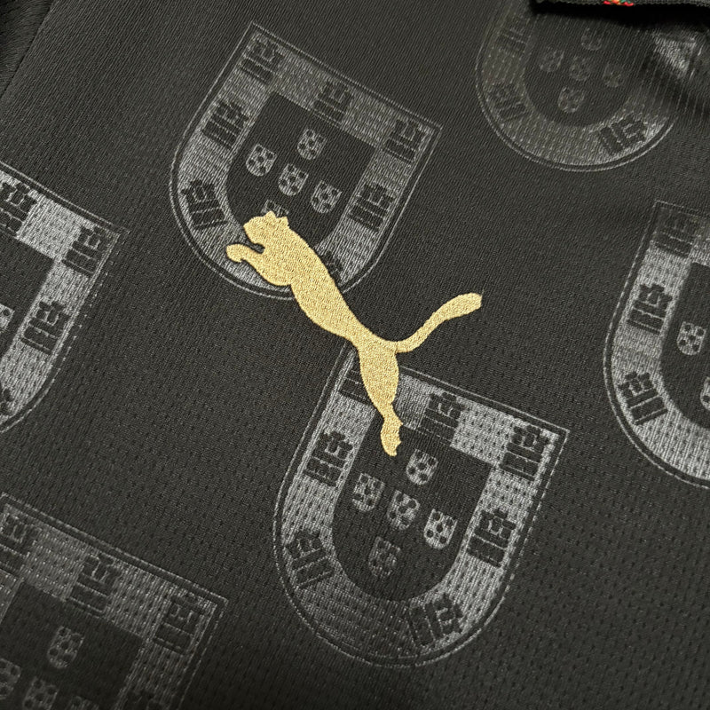 Camisa Oficial de Portugal 25/26 - “Pantera Negra” em homenagem a Eusébio
