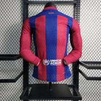 Camisa Oficial do Barcelona 23/24 - Manga Longa