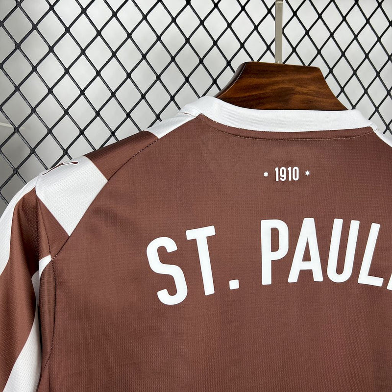Camisa Oficial do FC St Pauli 25/26 - Versão Torcedor