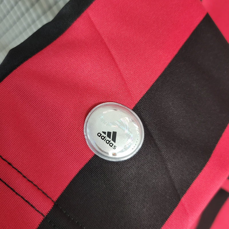 Camisa Retrô do Milan 2009/2010 - Manga Longa