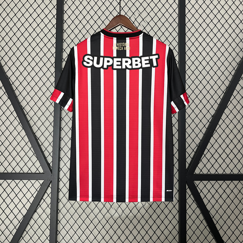 Camisa 2 Oficial do São Paulo 24/25 Versão Torcedor - Completa com Patrocínio