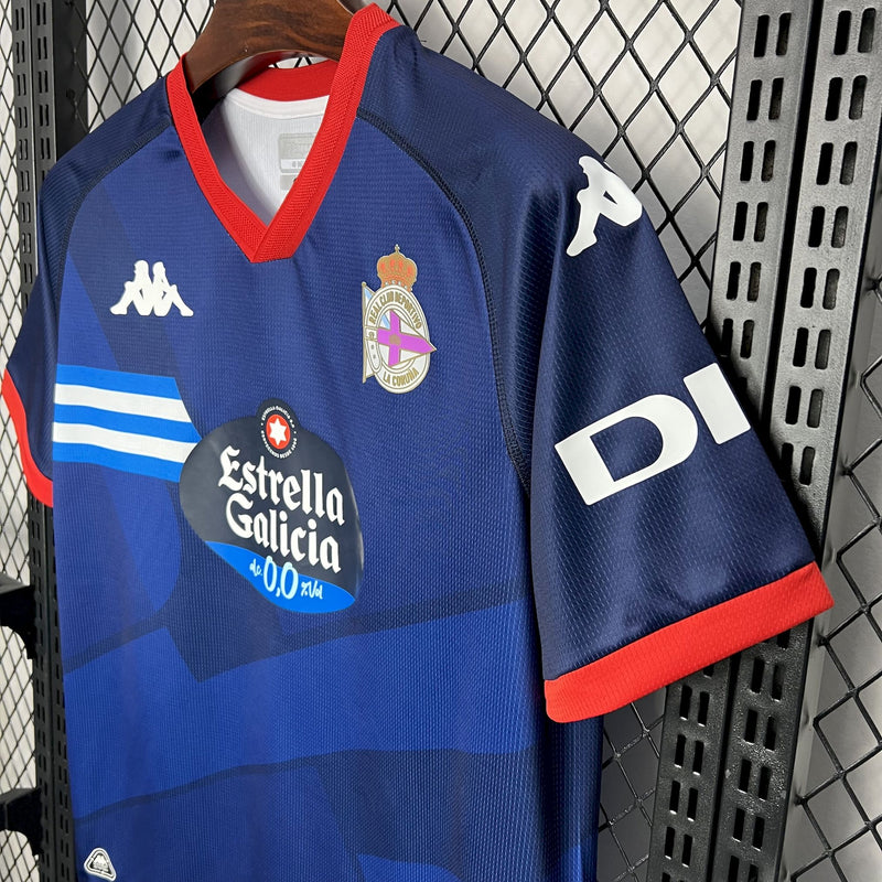 Camisa Oficial do Deportivo La Coruña 24/25 - Versão Torcedor