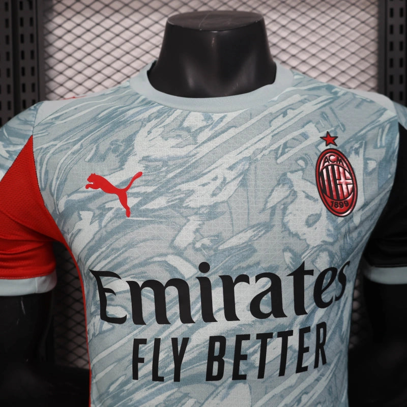 Camisa Oficial do Milan 25/26 - Versão Jogador