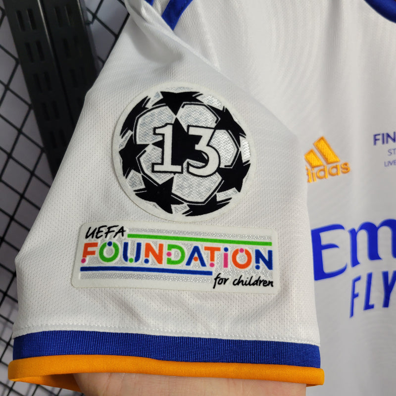 Camisa Oficial do Real Madrid 21/22 - Final da Champions League