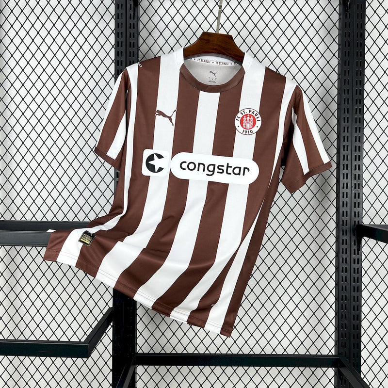 Camisa Oficial do FC St Pauli 25/26 - Versão Torcedor
