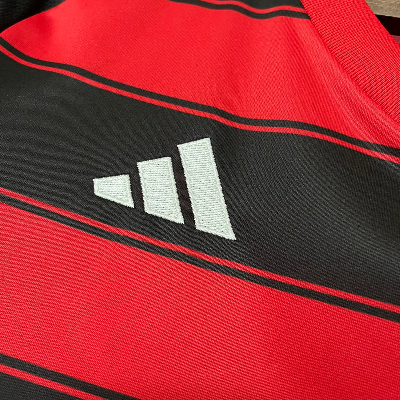 Camisa Feminina Oficial do CR Flamengo 25/26 Baby Look - Pacth Campeão