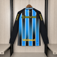 Camisa l Oficial do Grêmio 26/27 Manga Longa - Completa com Patrocínios