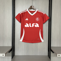 Camisa Feminina Oficial do Internacional 25/26 Baby Look - Completa com Patrocínios