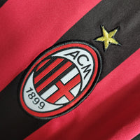 Camisa Retrô do Milan 2009/2010 - Manga Longa