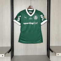 Camisa Feminina Oficial do Palmeiras 25/26 Completa com Patrocínios - Libertadores