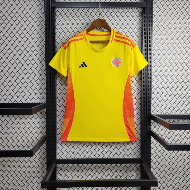 Camisa Feminina Oficial da Colômbia 24/25 - Baby Look