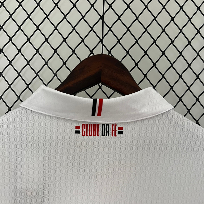 Camisa Oficial do São Paulo 24/25 Versão Torcedor - Completa com Patrocínios