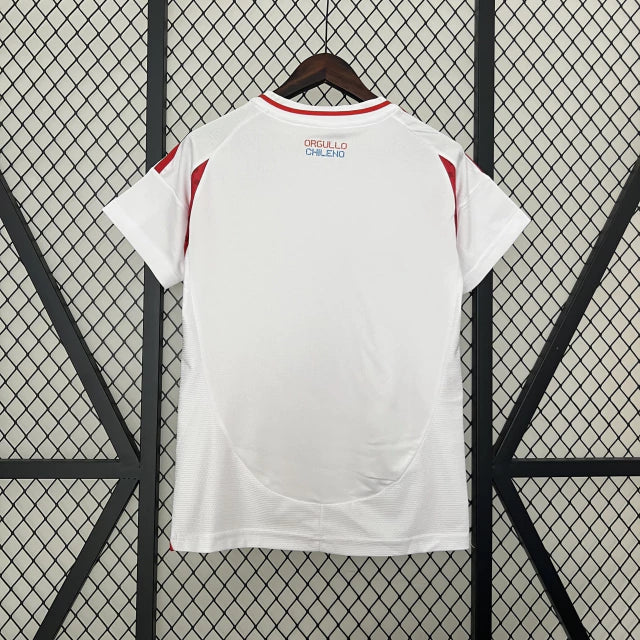 Camisa Feminina Oficial do Chile 24/25 - Baby Look