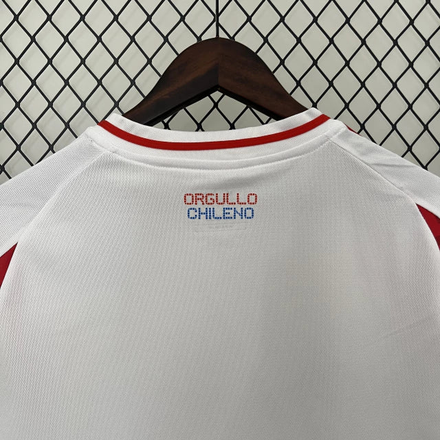 Camisa Feminina Oficial do Chile 24/25 - Baby Look