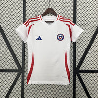 Camisa Feminina Oficial do Chile 24/25 - Baby Look