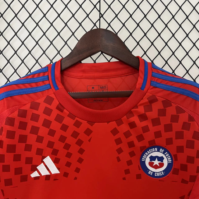 Camisa Feminina Oficial do Chile 24/25 - Baby Look