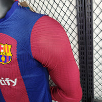 Camisa Oficial do Barcelona 23/24 - Manga Longa
