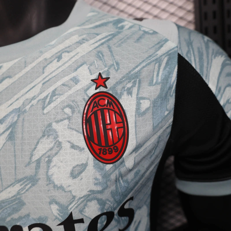 Camisa Oficial do Milan 25/26 - Versão Jogador