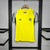 Camisa Feminina Oficial do CR Flamengo 24/25 Baby Look - Treino