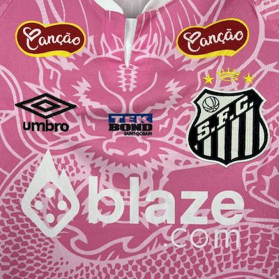 Camisa Oficial Santos 25/26 Versão Torcedor - Completa com Patrocínios
