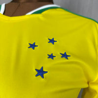Camisa Feminina Cruzeiro Adidas Brasil 26/27 - Baby Look