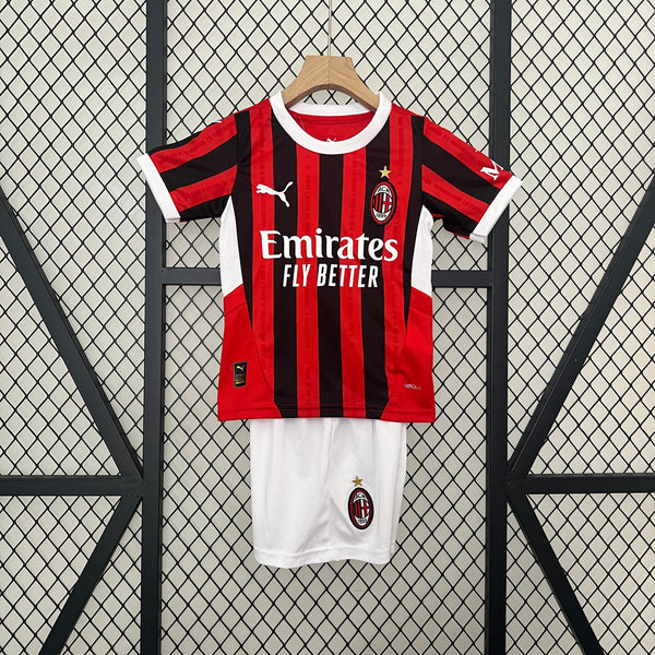 Conjunto infantil Oficial do Milan 24/25 - Infantil