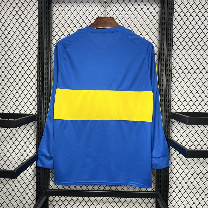 Camisa Retrô do Boca Juniors 1981 - Manga Longa