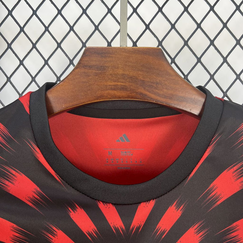 Camisa Feminina Oficial do CR Flamengo 25/26 Baby Look - Pré Jogo