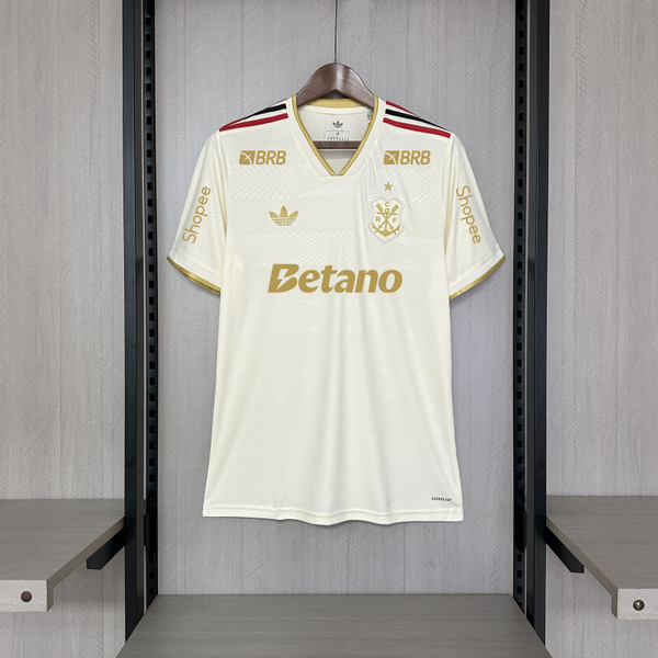 Camisa 3 Oficial do CR Flamengo 25/26 - Completa com Patrocínios