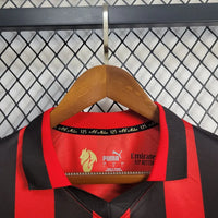 Camisa Oficial do Milan 24/25 Manga Longa - 125th Anniversary Edition
