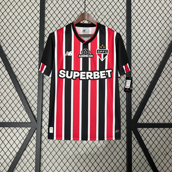 Camisa 2 Oficial do São Paulo 24/25 Versão Torcedor - Completa com Patrocínio